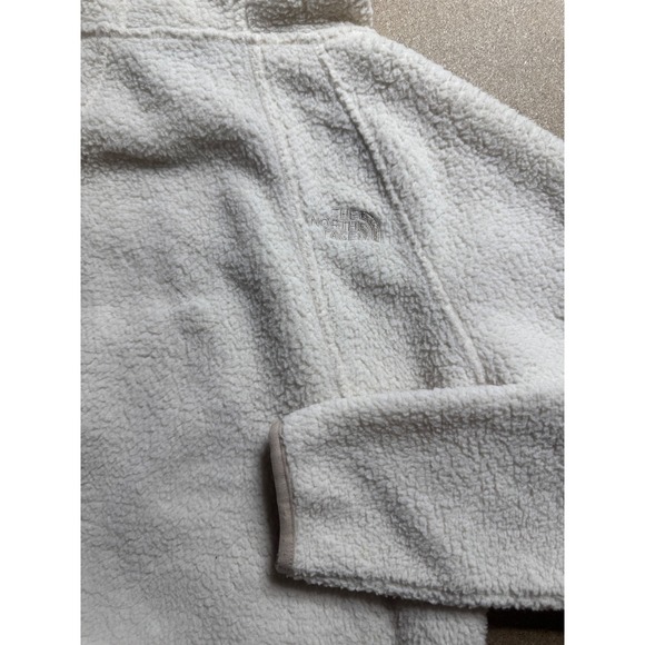 The North Face Osito Cream Fleece Hooded Pullover Cozy Comfy Womens Small S - Picture 8 of 8